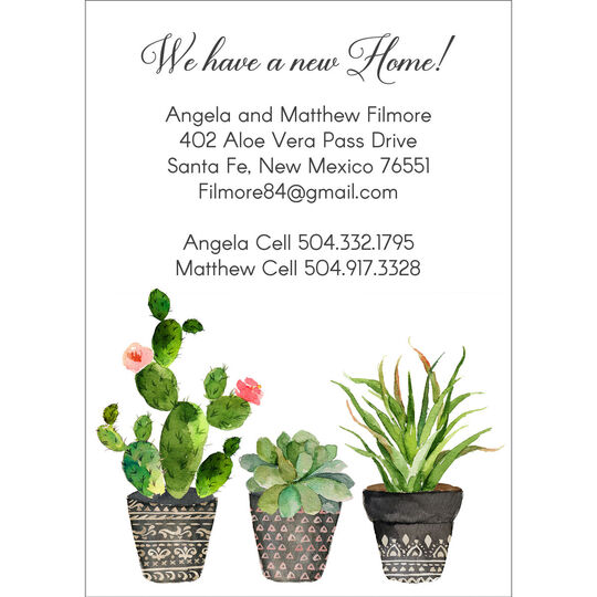 Southwest Potted Garden Moving Announcements